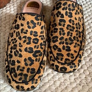 New Eloquii Selena Leopard Print Mule 9W